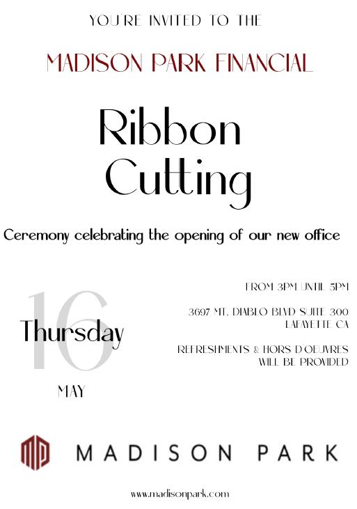 Ribbon Cutting at Madison Park Financial