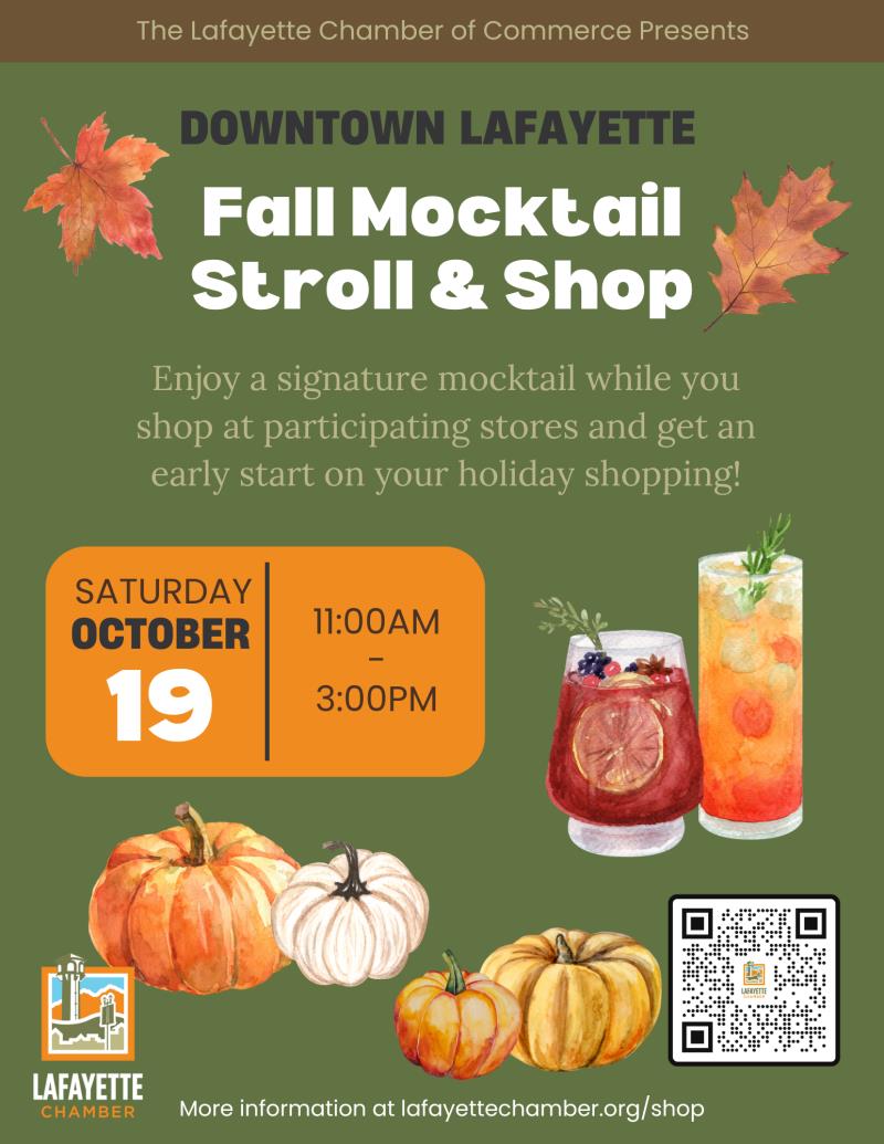 Fall Mocktail Shop & Stroll