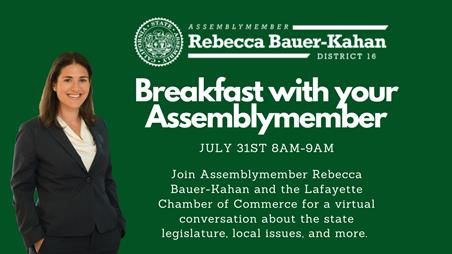 Breakfast with your Assemblymember