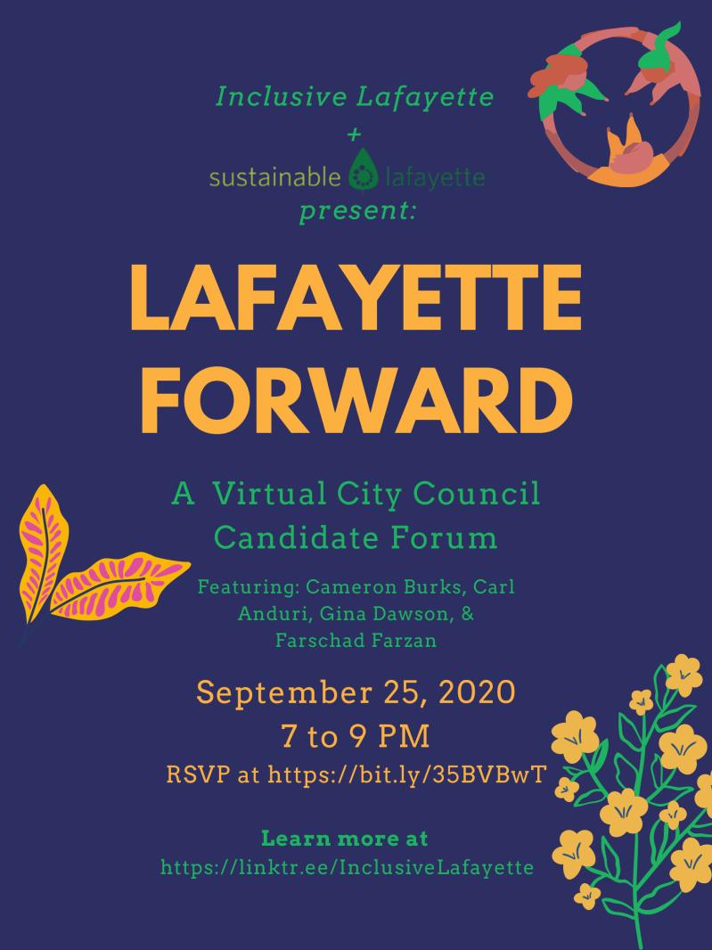 Lafayette Forward: A Virtual City Council Candidate Forum