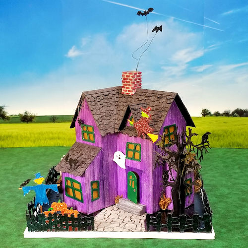Make a DIY Spooky Paper House!
