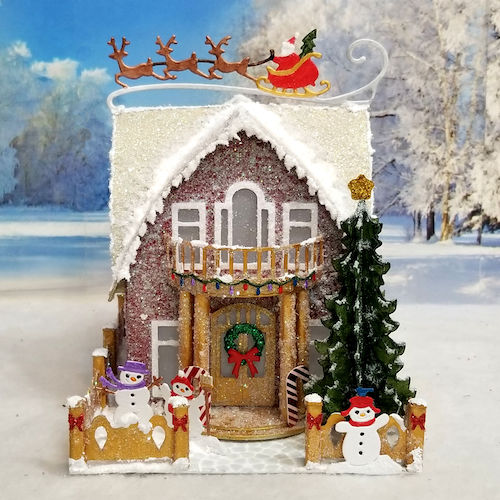 Make a DIY Holiday Paper House with Jackie Smith