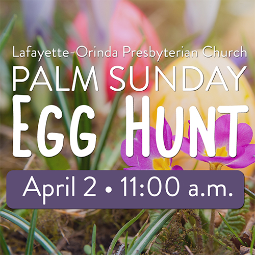 Palm Sunday Egg Hunt