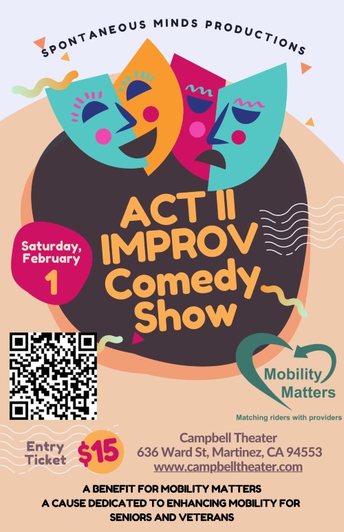 Mobility Matters Fundraiser with Act II Improv Comedy Show