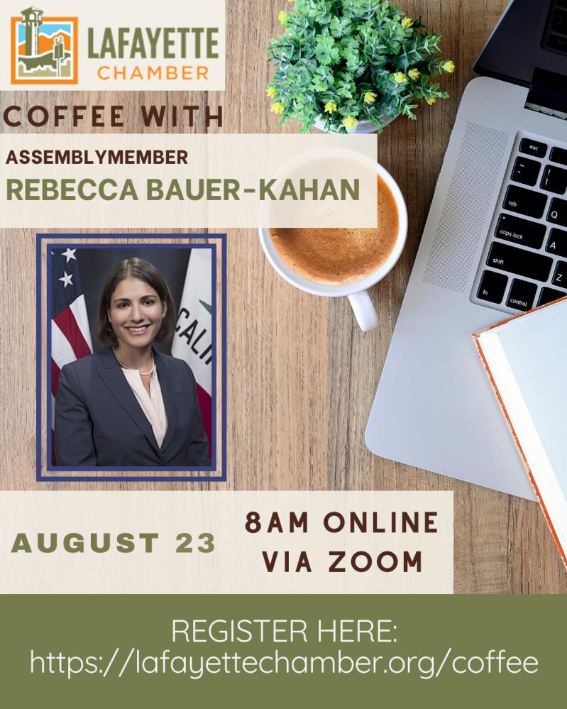 "Coffee" with Assemblymember Bauer-Kahan